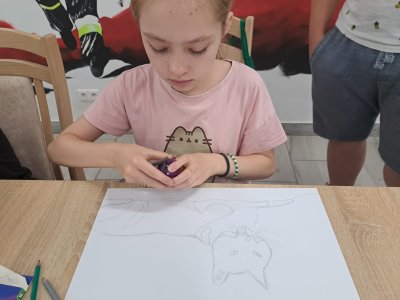Zajęcia plastyczne - karykatury i portrety